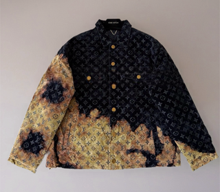 Burning Cloud Print Padded Jacket - Luxury Streaetwear Style